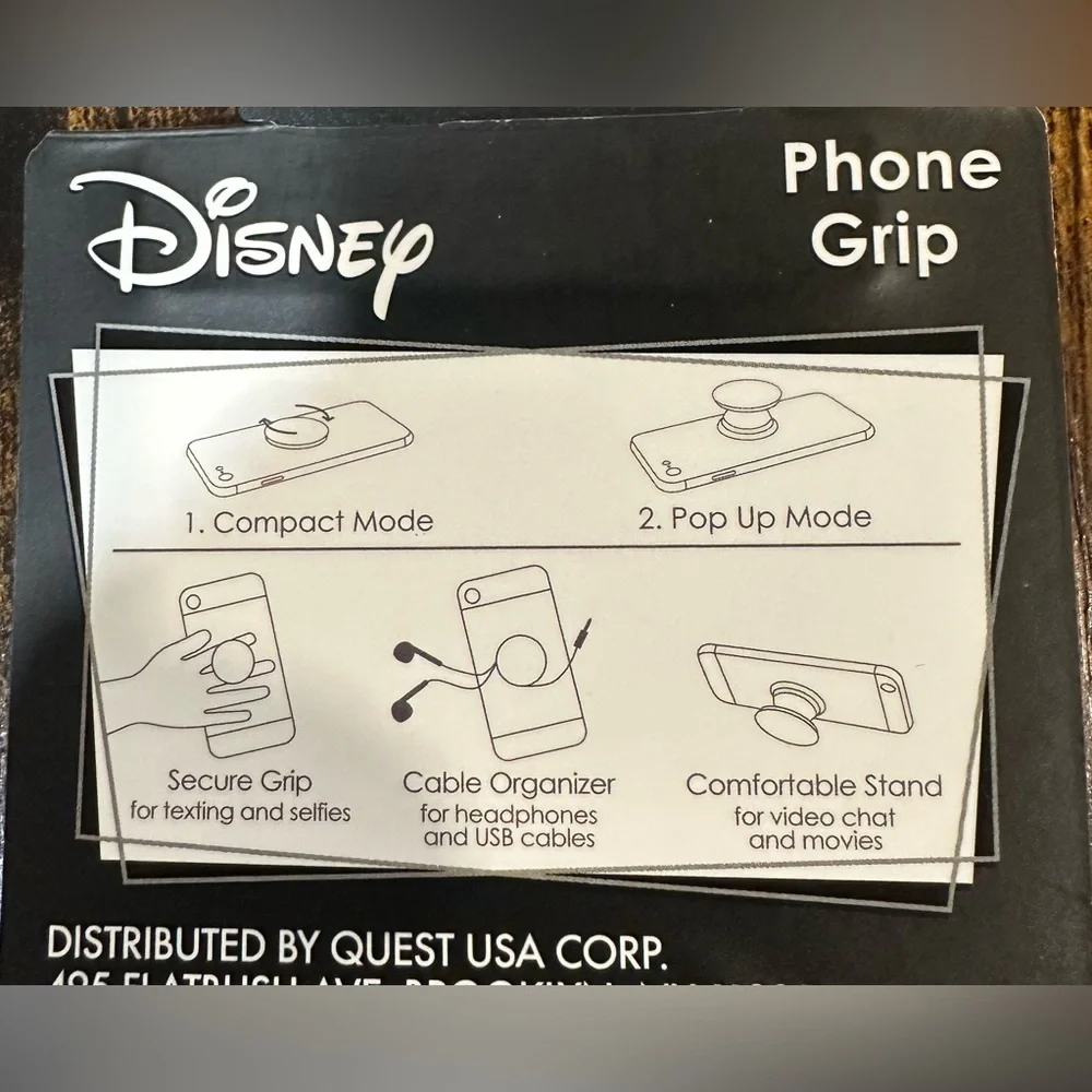 Disney Spinpop Princess And The Frog Phone Grip NWT